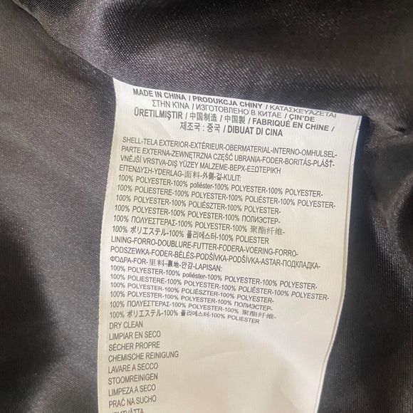 VANS Faux Fur Jacket Coat Women Size S Small White Lined Hook & Loop Closure - Picture 13 of 15